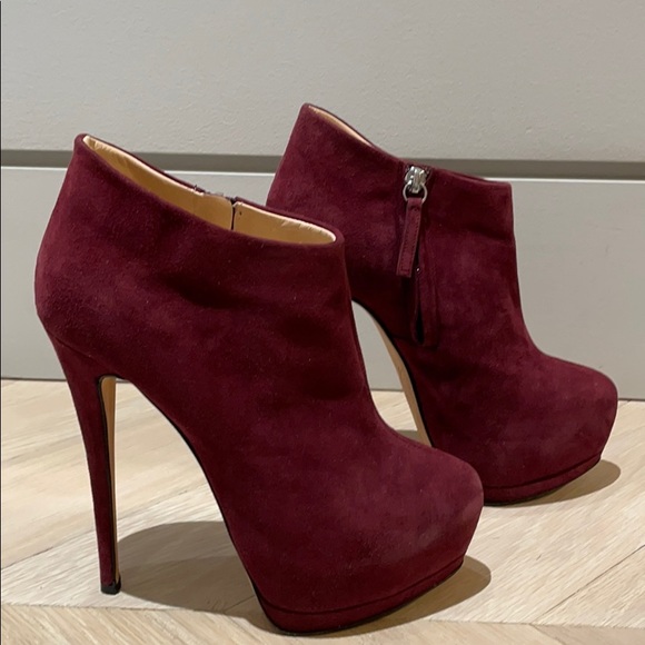 Giuseppe Zanotti booties burgundy. - Picture 4 of 6